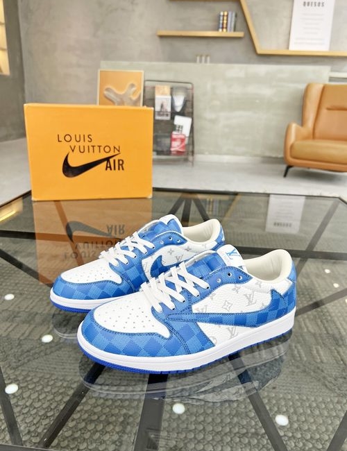 Louis Vuitton LV Cowhide Mesh Sneakers With Sole