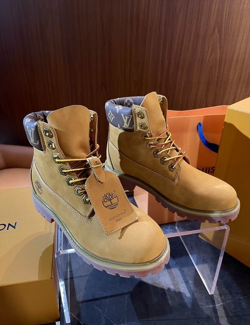 Louis Vuitton LV Timberland Classic Yellow Boots