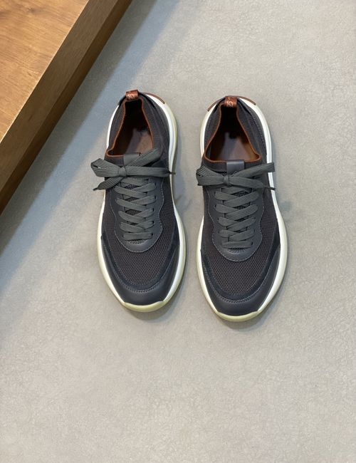 Loro Piana LP Knit Sneakers With Wool Blend Upper