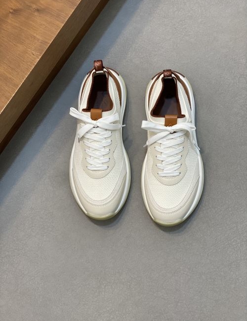 Loro Piana LP Knit Sneakers With Wool Blend Upper