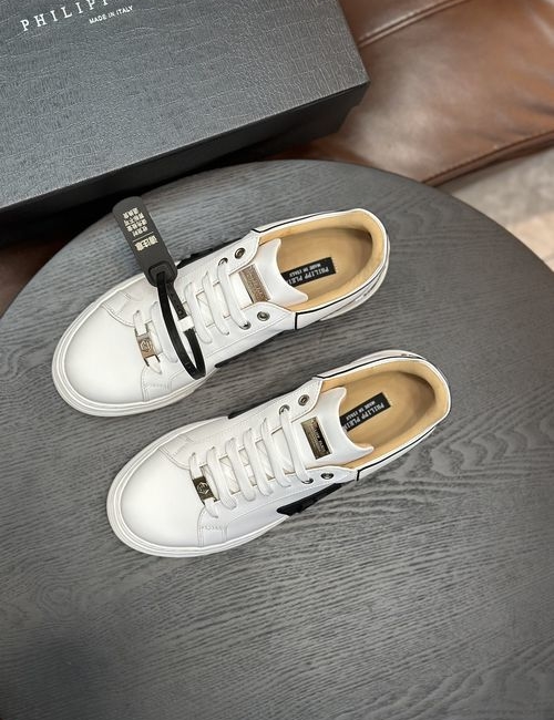 Philipp Plein Napa Leather Shock Absorption Sneakers