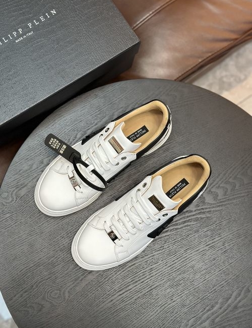 Philipp Plein Napa Leather Shock Absorption Sneakers
