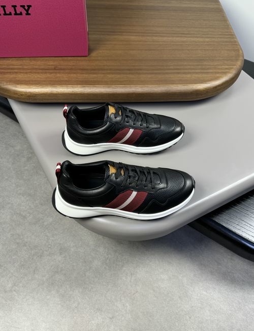 Bally Calfskin Webbing TPU Sole Shoes