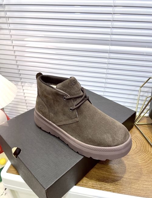 UGG Lace-up Suede Wool Lined Casual Boots