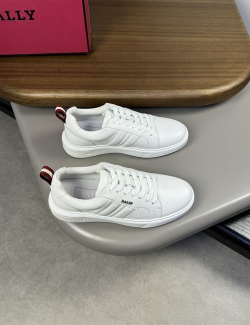 Bally Nappa Leather Sneakers Rubber Foam Sole Premium