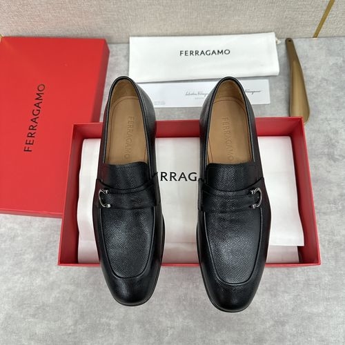 Ferragamo Moccasin Loafers With Gancini Buckle