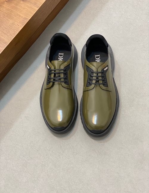 Christian Dior CD Moccasin Shoes Leather Gancio Buckle