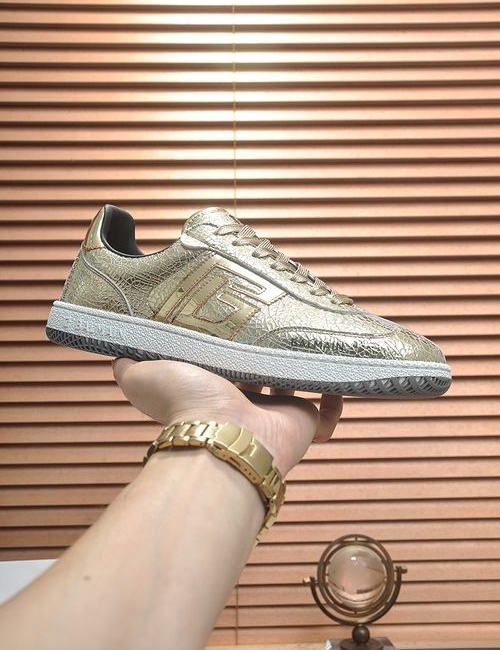 Balmain B-Skate Color-block Cowhide Sneakers