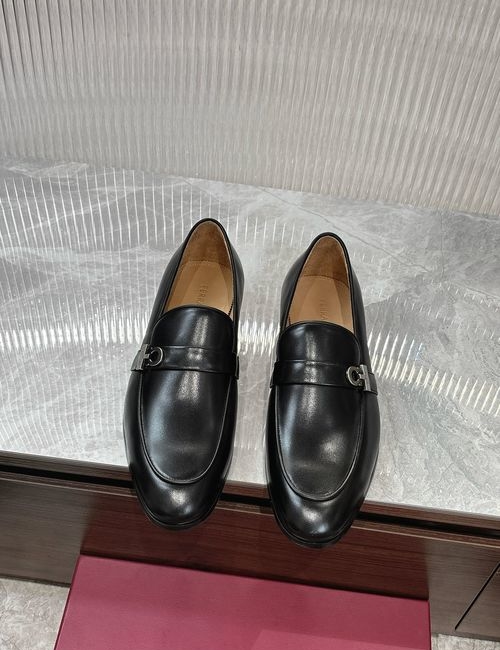 Ferragamo Premium Loafers Genuine Leather Upper