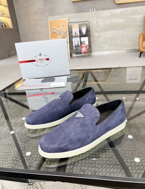 Prada Slip-on Suede Leather Casual Shoes