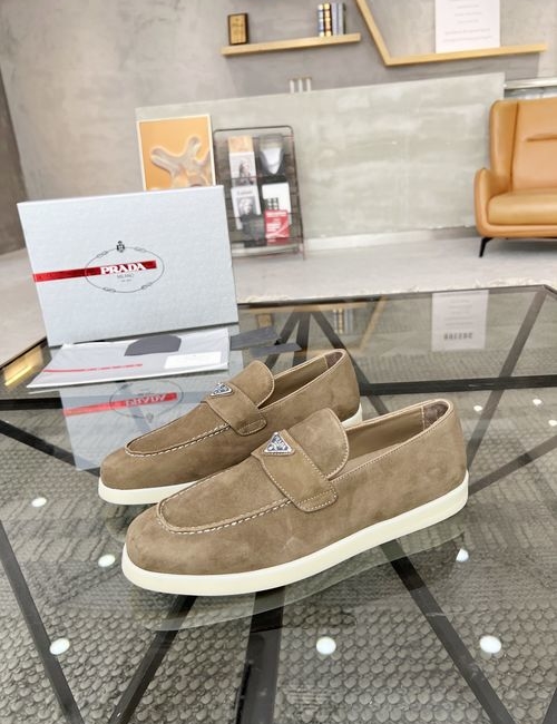 Prada Slip-on Suede Leather Casual Shoes
