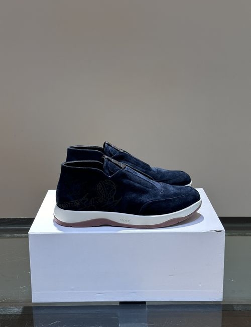 Berluti Slip-on Casual Shoes Suede Leather Light Sole