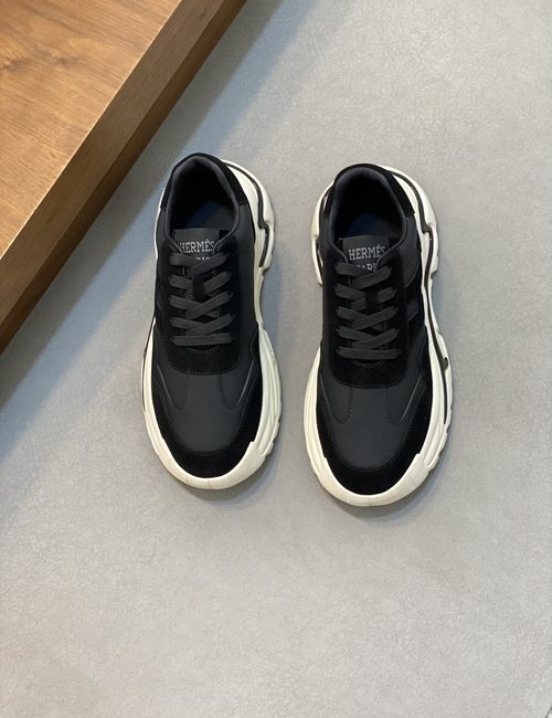 Hermes Hugo Thick Sole Sneakers With H Details