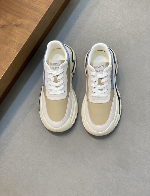 Hermes Hugo Thick Sole Sneakers With H Details