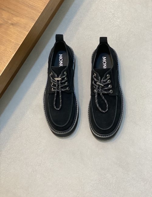 Moncler Cowhide High-top Casual Sneakers