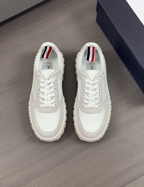 Thom Browne Light Casual Loafers With Colorful Stripes