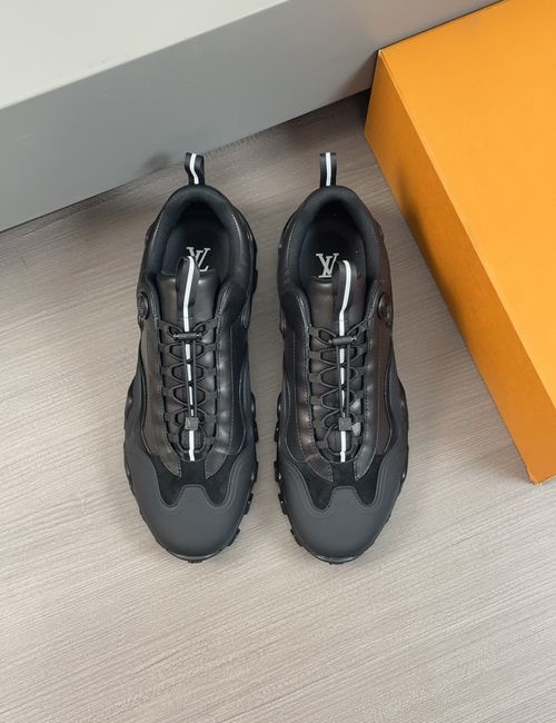 Louis Vuitton LV Rush Sneakers With Metal Logo Accent