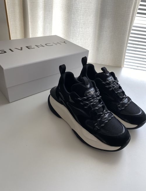 Givenchy Low-Top Leather Mesh Sneakers