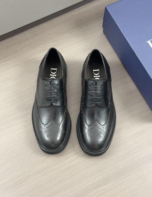 Christian Dior CD Moccasin Shoes Leather Gancio Buckle