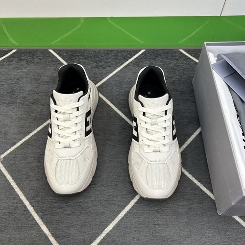 Hogan Matte Leather Skateboard Shoes