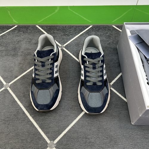 Hogan Matte Leather Skateboard Shoes