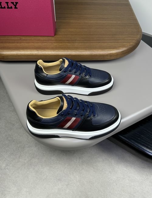 Bally Two-tone Nappa Leather Casual Shoes
