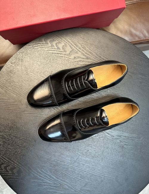 Fendi Patent Cowhide Casual Leather Shoes