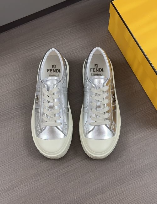 Fendi Match Series Couple Lace-Up Flat Shoes