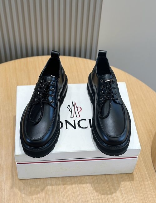 Moncler Peka City Leather Derby Shoes