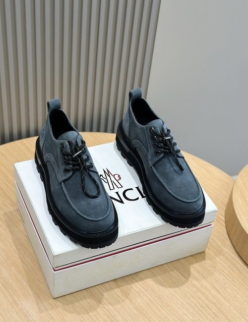 Moncler Peka City Leather Derby Shoes