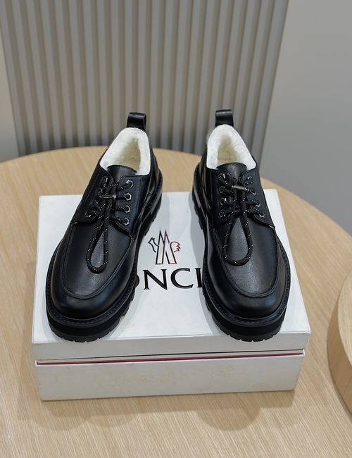 Moncler Peka City Leather Derby Shoes