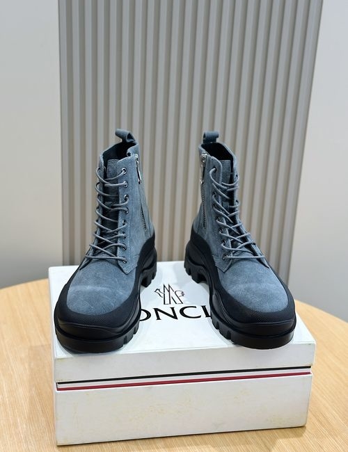 Moncler Suede Cowhide Hiking Boots With Durable Upper
