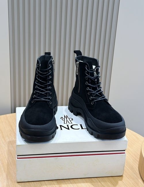 Moncler Suede Cowhide Hiking Boots With Durable Upper