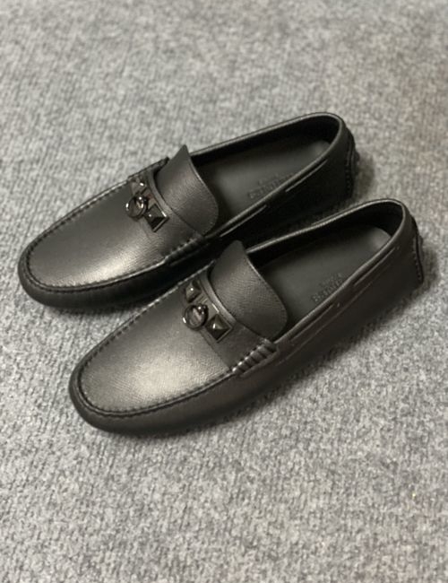 Hermes Loafers Premium Cowhide Upper Anti-slip Sole