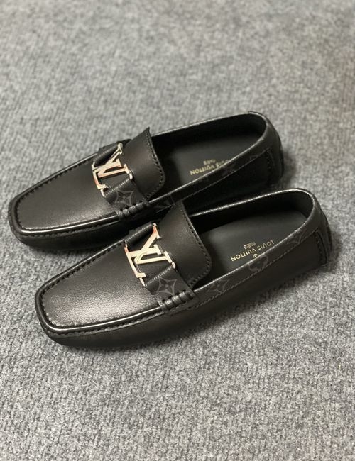 Louis Vuitton LV Gloria Series Monogram Embossed Driving Loafers