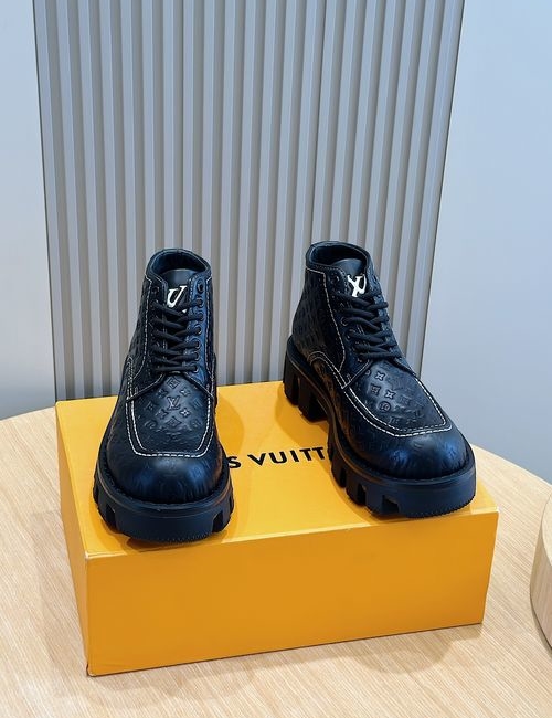 Louis Vuitton LV Checker Monogram Ankle Boots