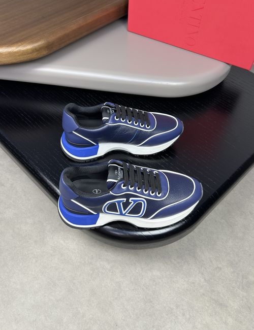 Valentino Premium Grained Leather Sneakers
