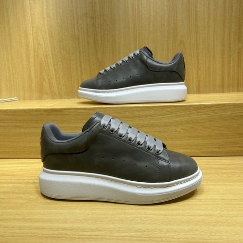 McQueen Color-block Leather Casual Sneakers