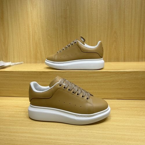 McQueen Color-block Leather Casual Sneakers