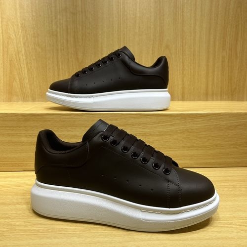 McQueen Color-block Leather Casual Sneakers