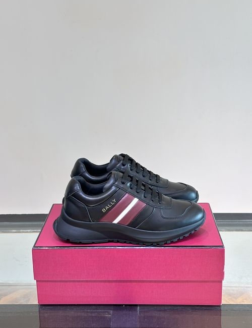 Bally Classic Webbing Leather Sneakers