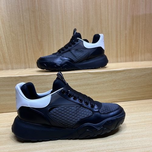 McQueen Curved Sole Lightweight Casual Sneakers