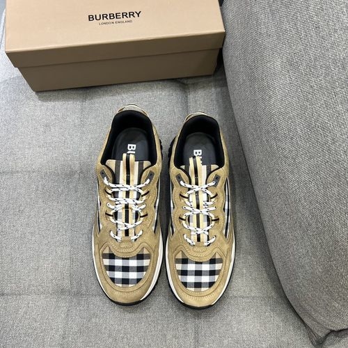 Burberry Vintage Plaid Elevator Sneakers