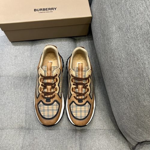Burberry Vintage Plaid Elevator Sneakers