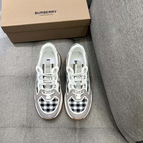 Burberry Vintage Plaid Elevator Sneakers
