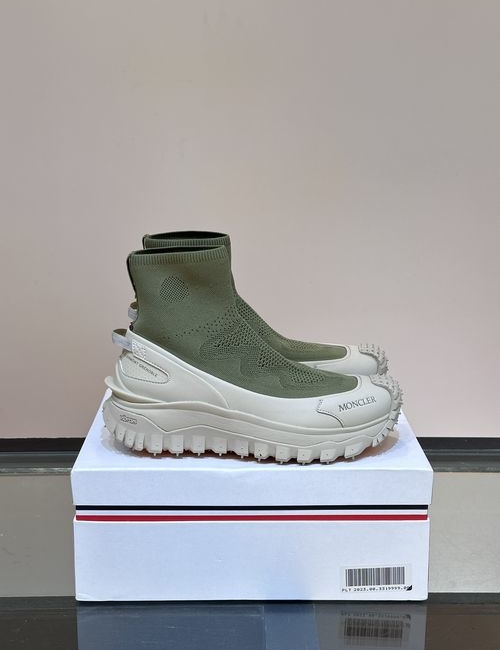 Moncler Spliced Breathable Casual Sneakers