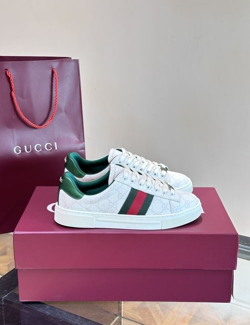 Gucci Ace Low-top Sneakers With Rubber Outsole