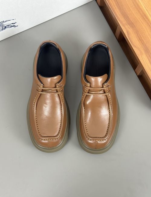 Burberry Premium Stitched Leather Sneakers