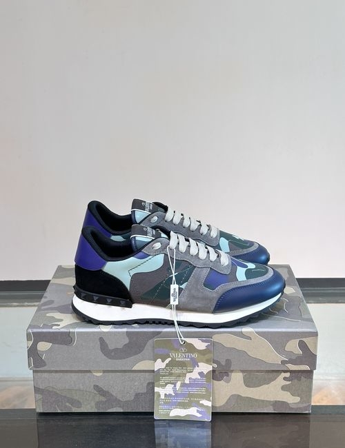 Valentino Stitched Non-slip Casual Sneakers