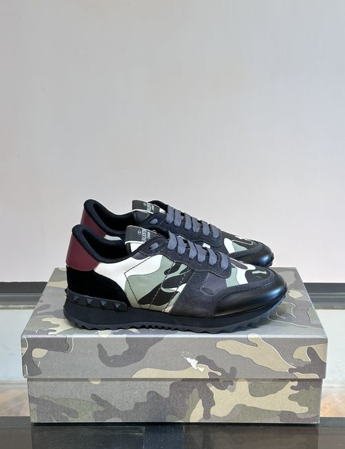 Valentino Stitched Non-slip Casual Sneakers